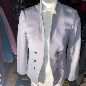 White House black market grey blazer NWT